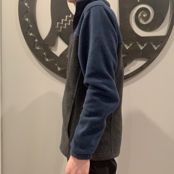 Men’s color blocked Columbia zip-up jacket - Picture 5 of 5